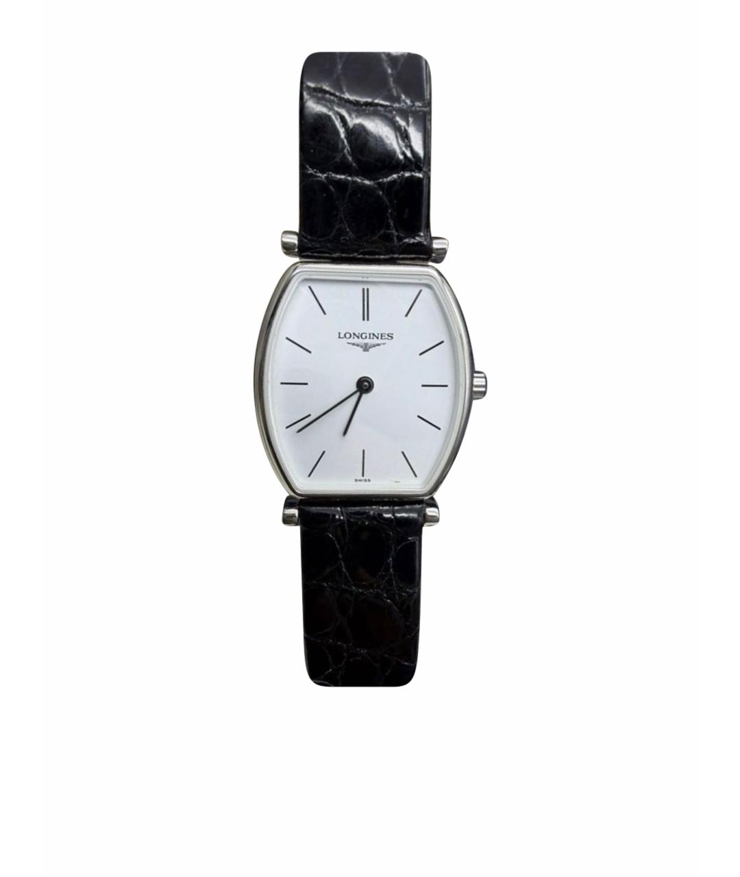 LONGINES Белые серебряные часы, фото 1
