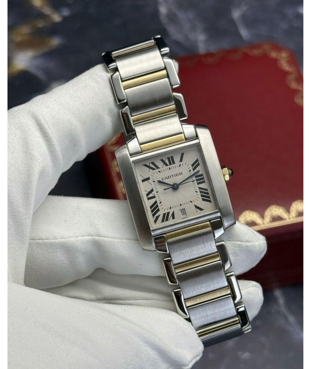 CARTIER Серебряные часы, фото 4