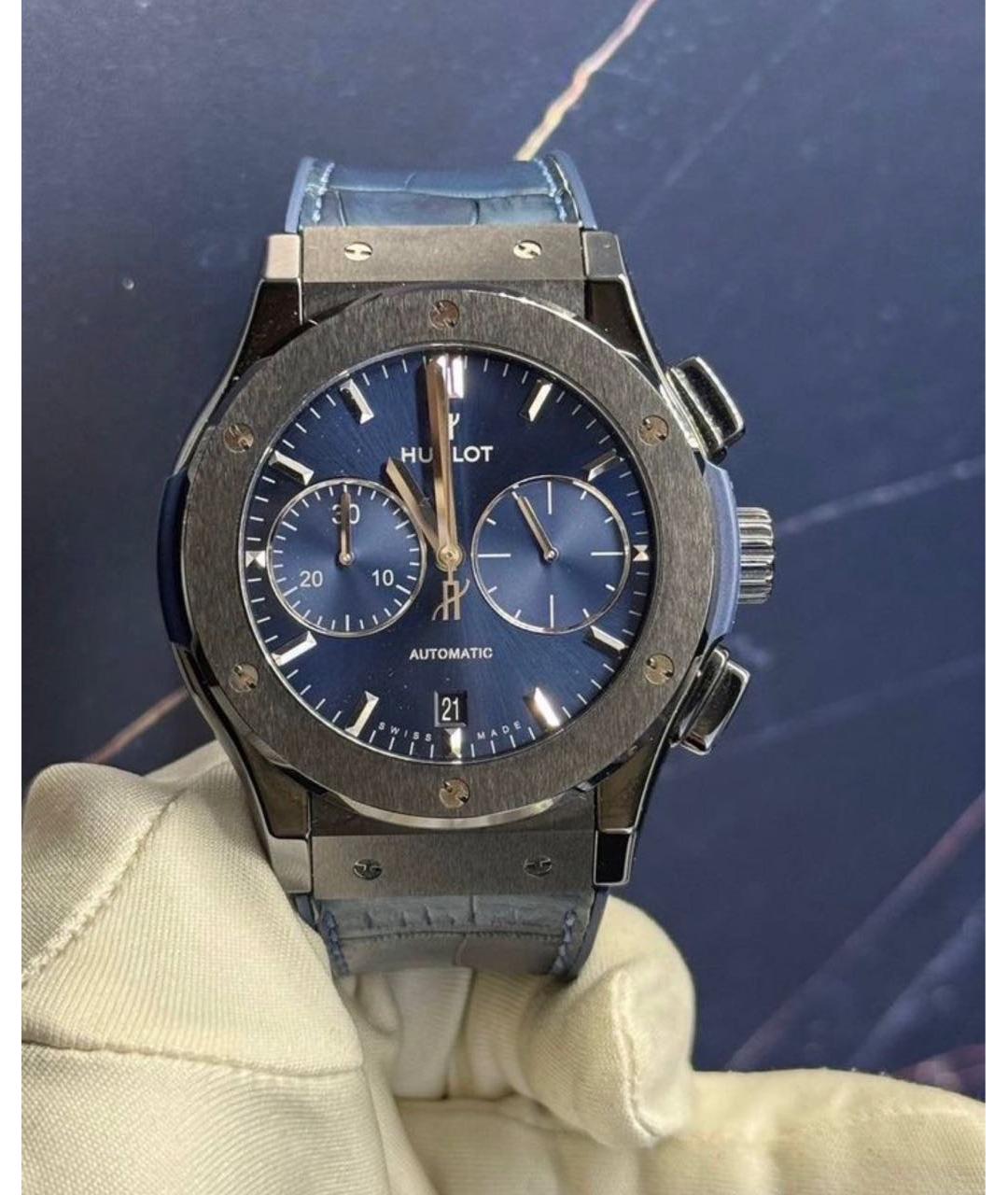 HUBLOT Темно-синие часы, фото 8