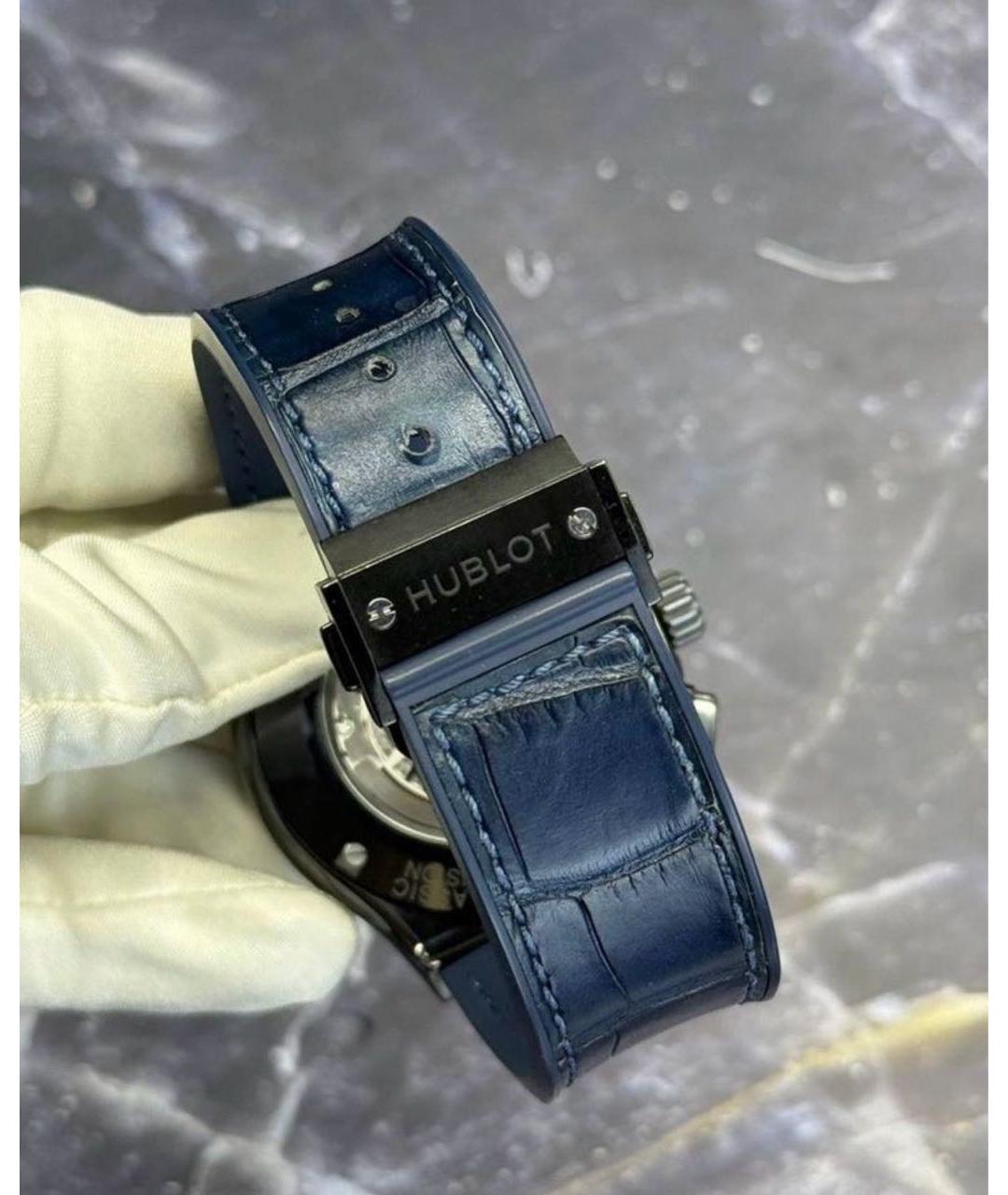 HUBLOT Темно-синие часы, фото 6