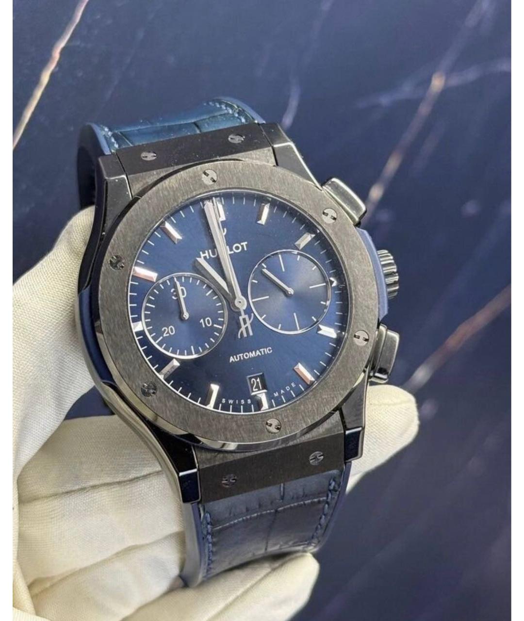 HUBLOT Темно-синие часы, фото 3