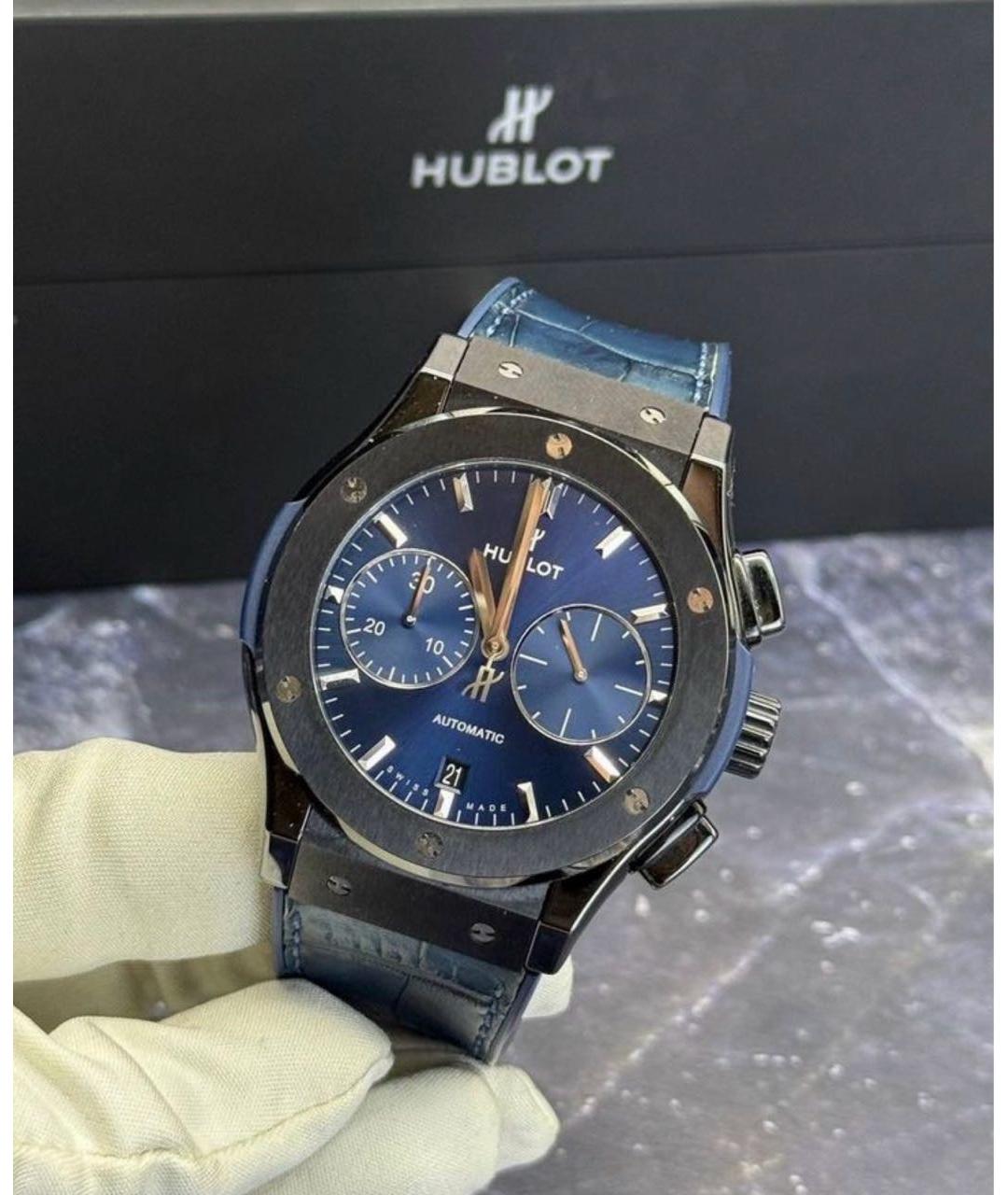 HUBLOT Темно-синие часы, фото 7