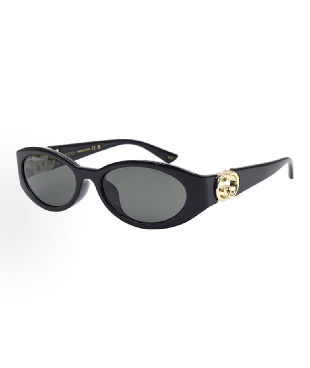 GUCCI Черные пластиковые солнцезащитные очки, фото 5