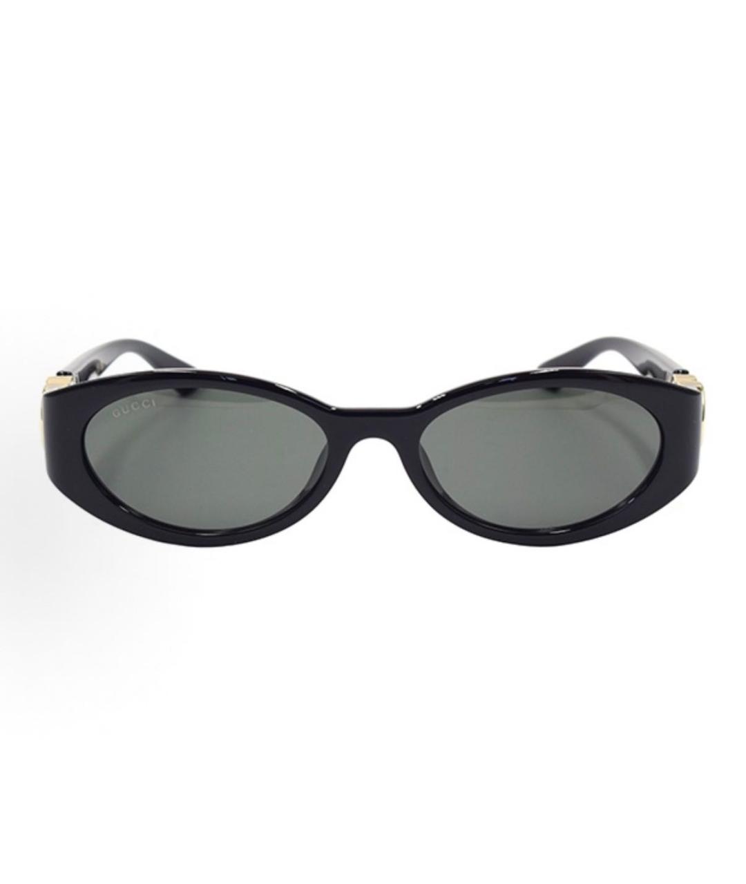 GUCCI Черные пластиковые солнцезащитные очки, фото 2