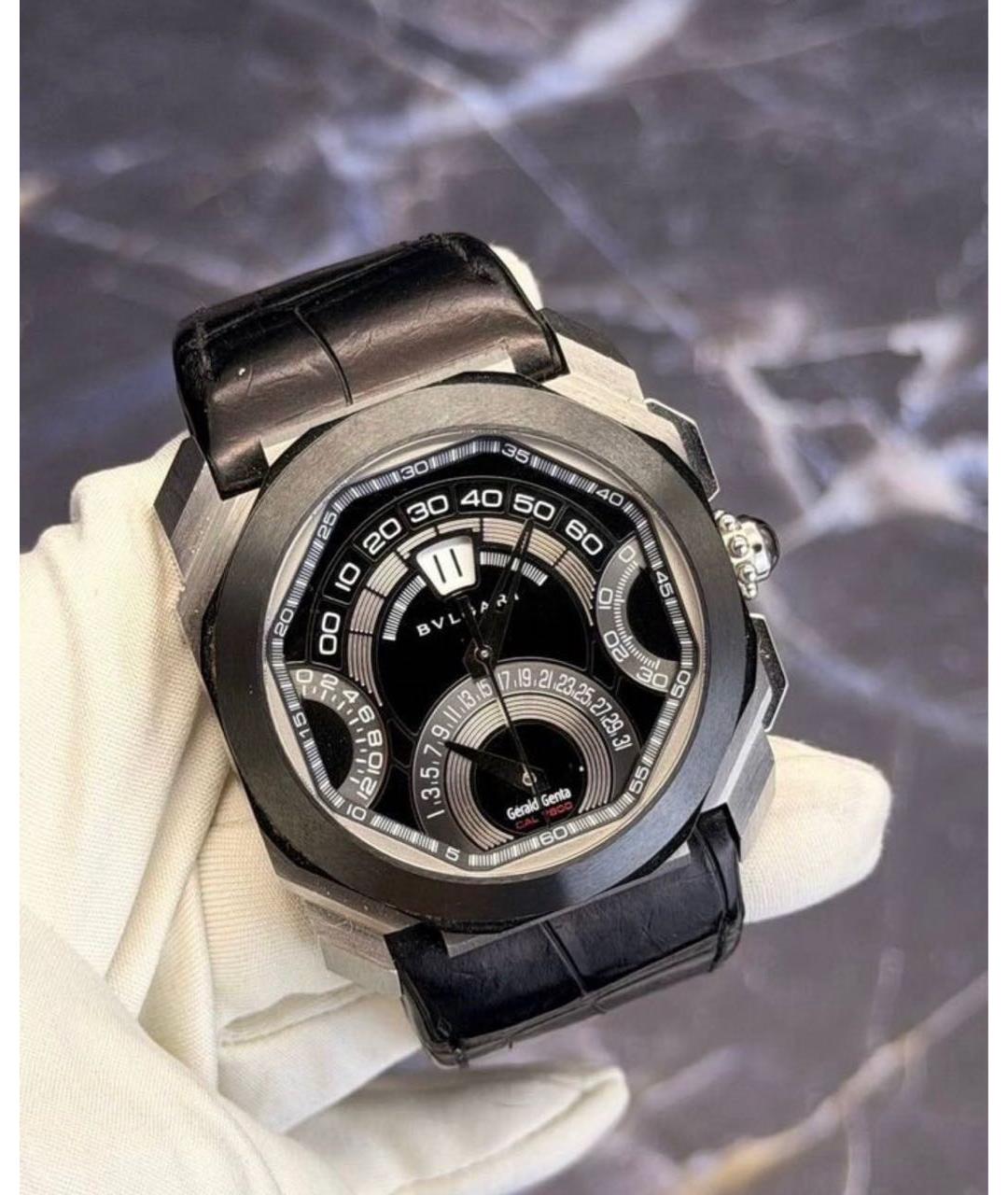 BVLGARI Черные керамические часы, фото 6