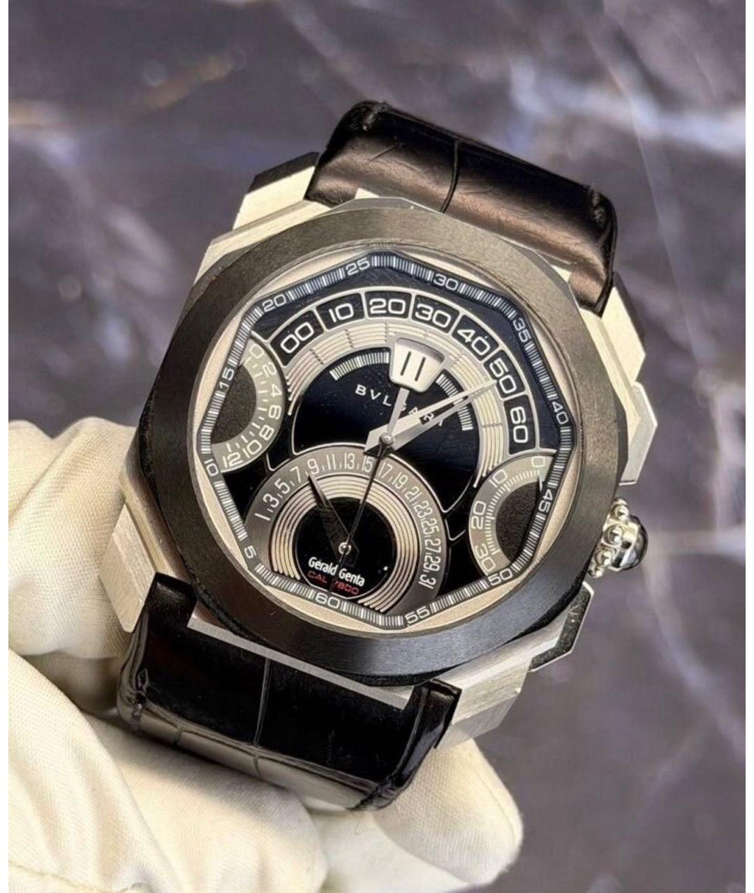 BVLGARI Черные керамические часы, фото 9