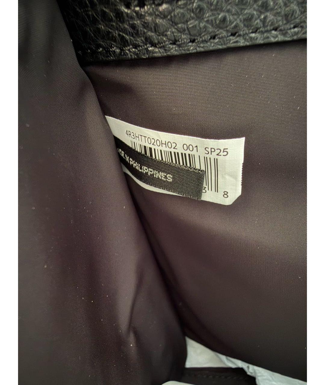 MARC JACOBS Черная кожаная сумка тоут, фото 6