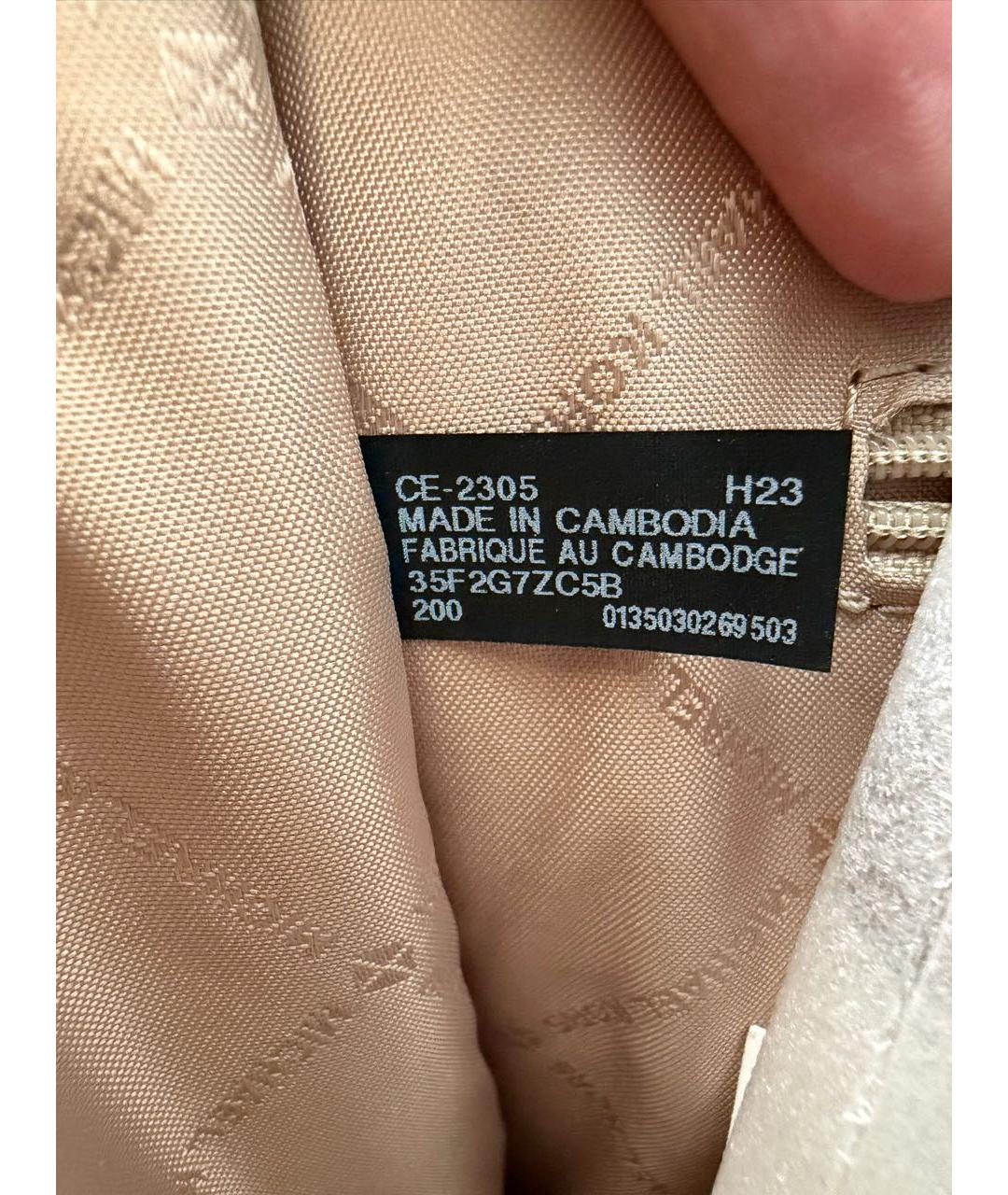 MICHAEL KORS Коричневая канва сумка тоут, фото 6