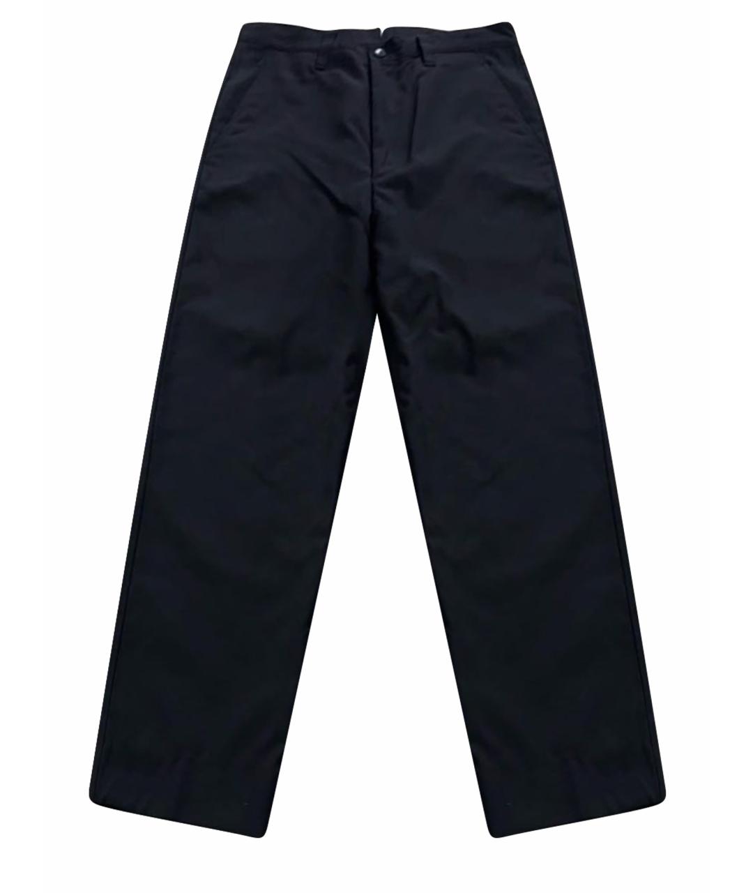 JUNYA WATANABE COMME DES GARÇONS Черные шерстяные повседневные брюки, фото 1
