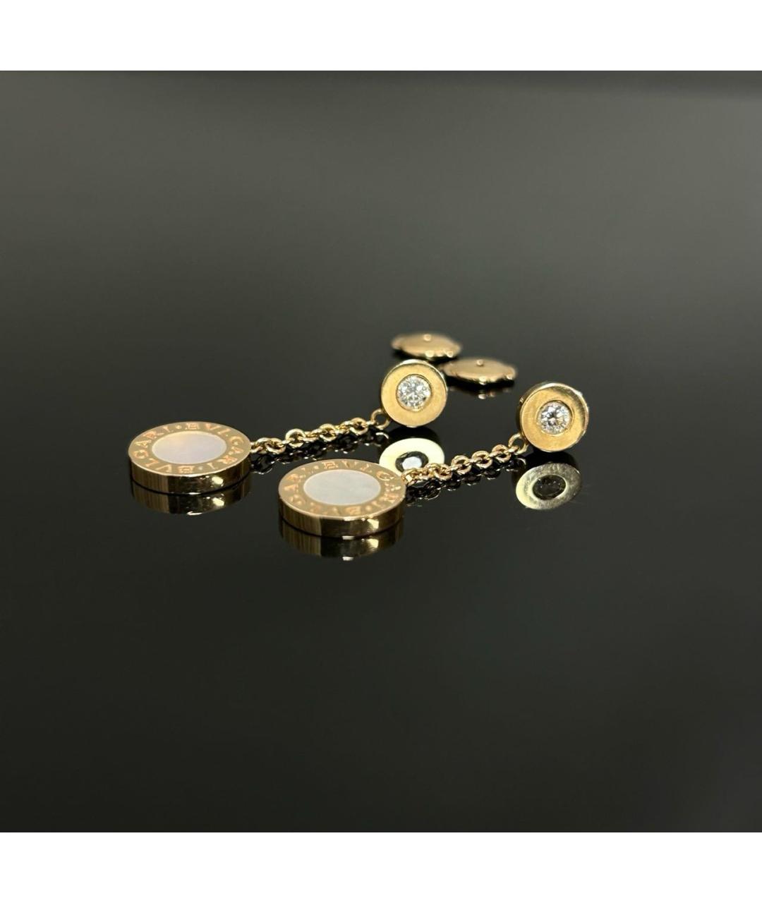 BVLGARI Золотые серьги из розового золота, фото 3