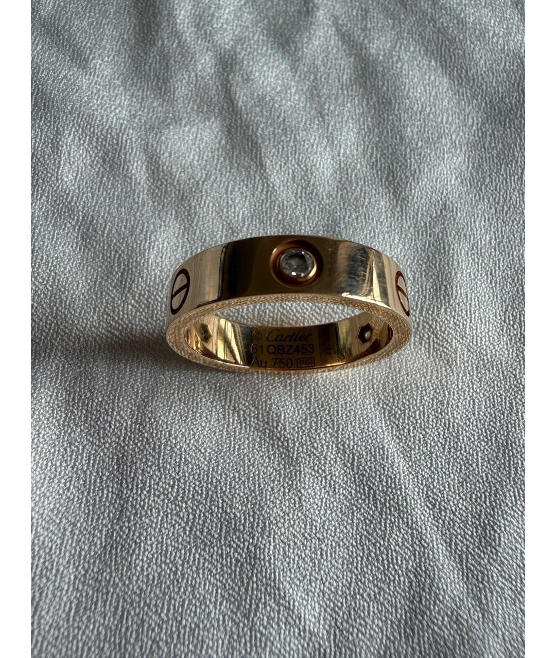 CARTIER Золотое кольцо из розового золота, фото 4