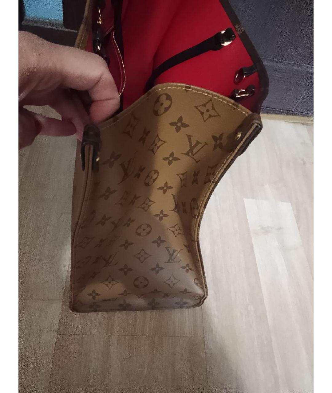LOUIS VUITTON Коричневая сумка тоут, фото 2