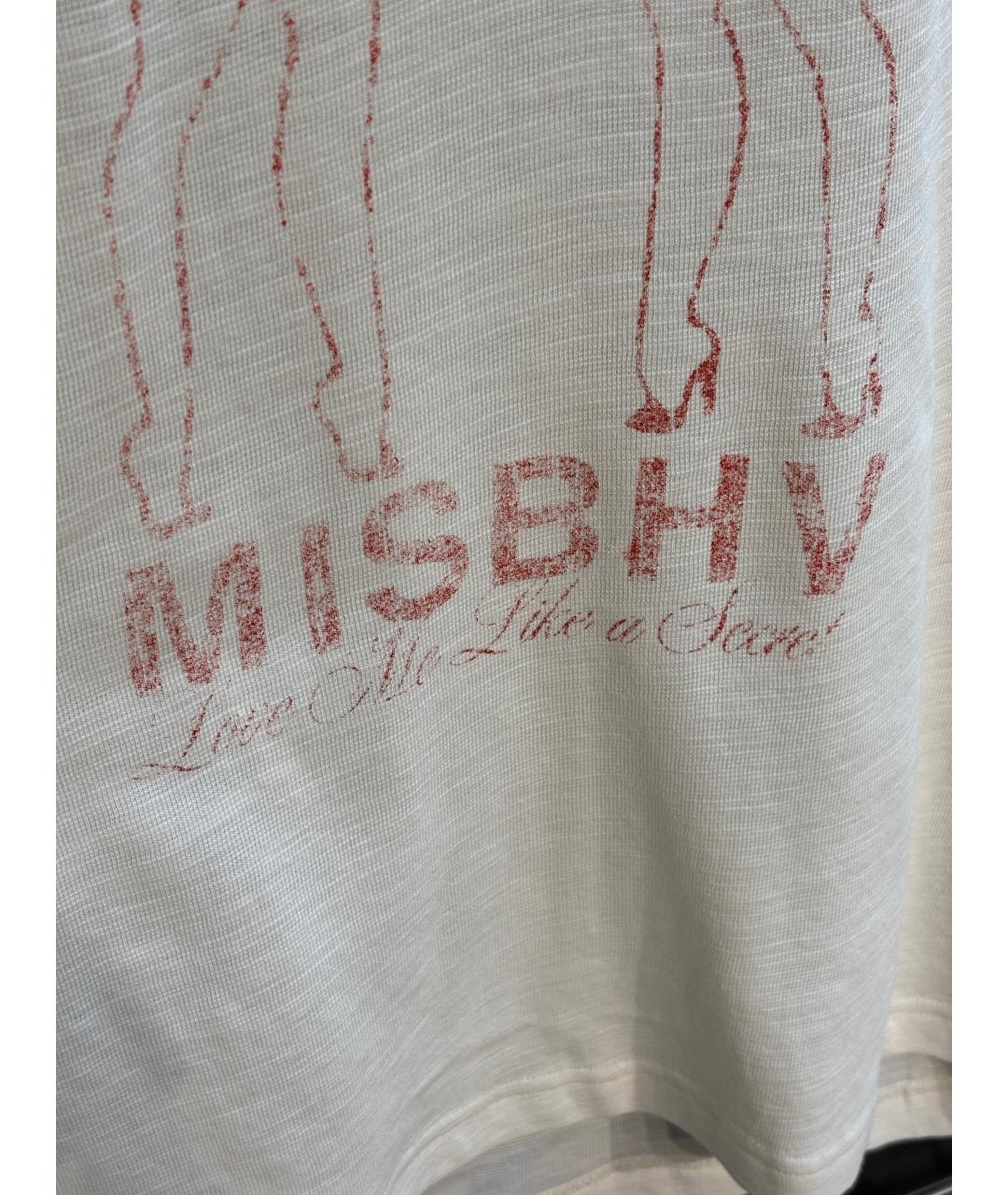 MISBHV Белая хлопковая футболка, фото 6
