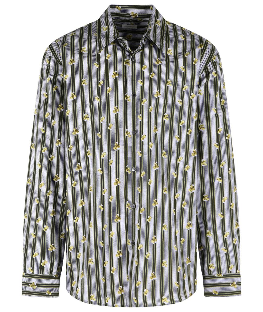 DRIES VAN NOTEN Фиолетовая хлопковая кэжуал рубашка, фото 1