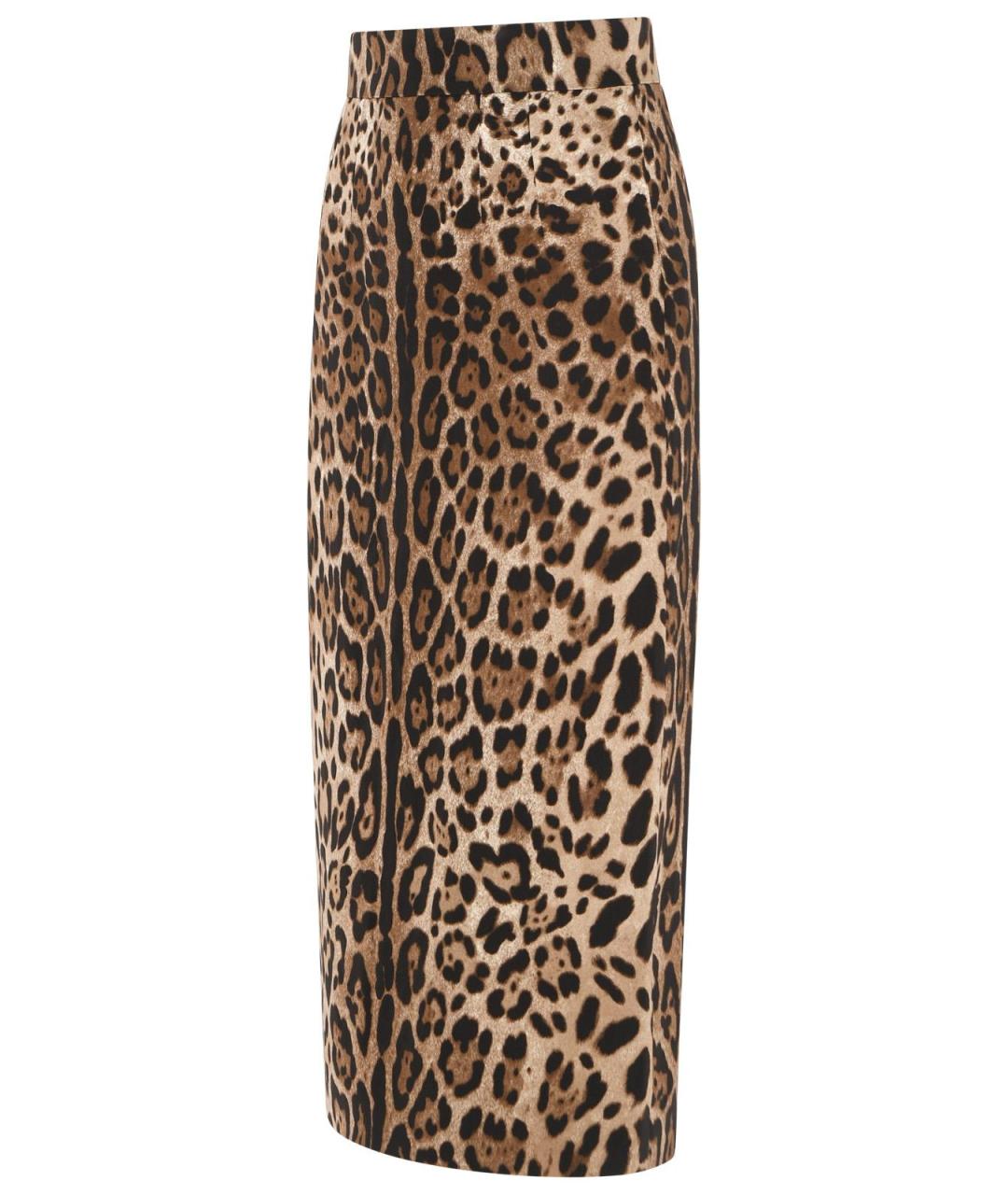 DOLCE&GABBANA Мульти вискозная юбка миди, фото 2