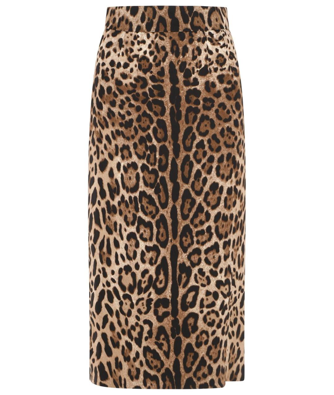 DOLCE&GABBANA Мульти вискозная юбка миди, фото 1