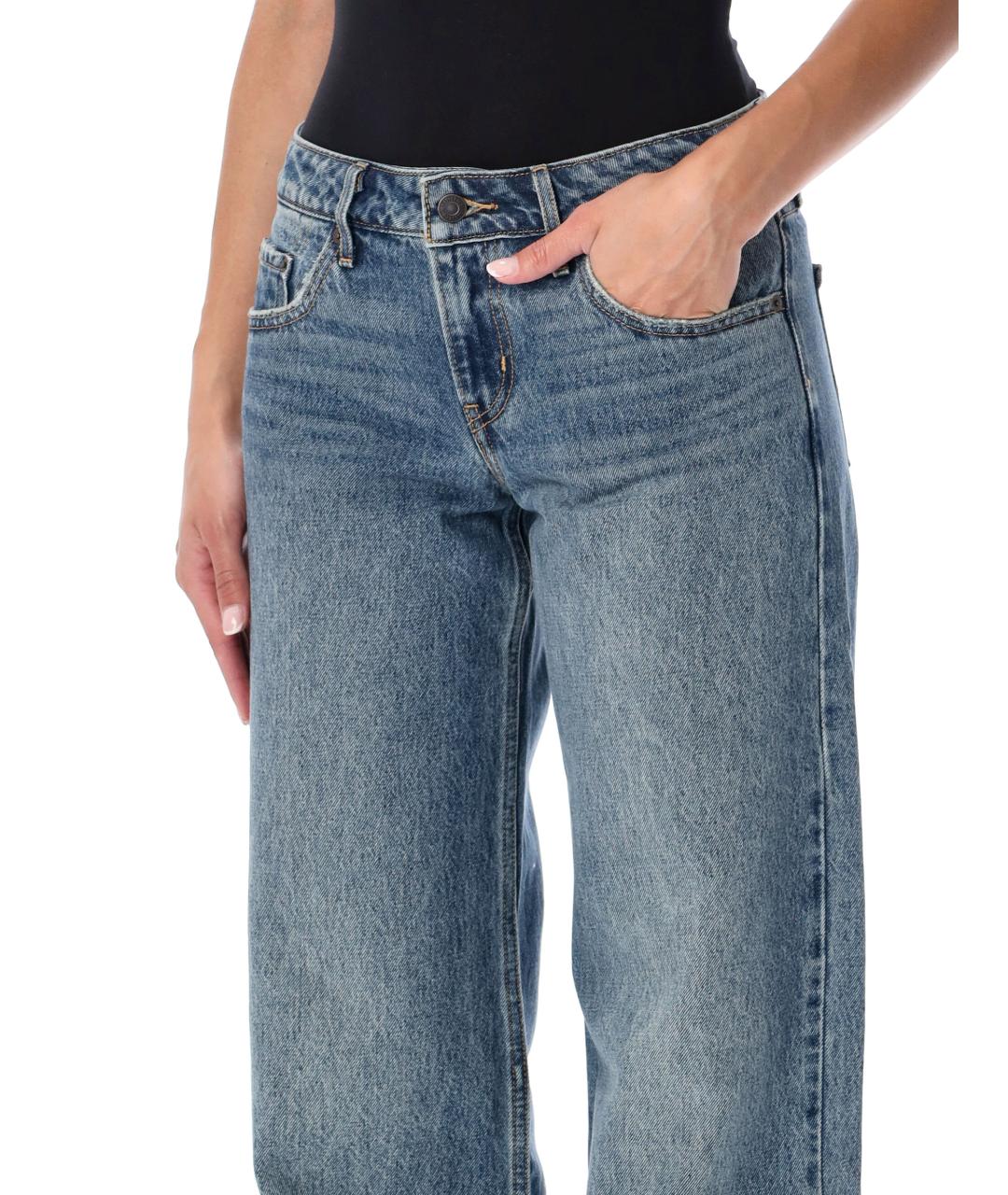 LEVI'S Синие прямые джинсы, фото 3