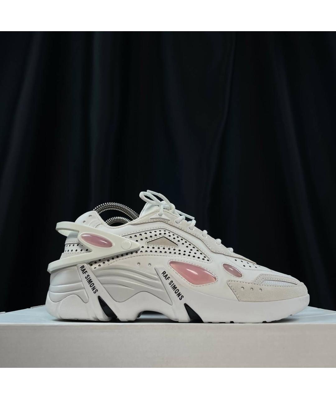 RAF SIMONS Белые низкие кроссовки / кеды, фото 9