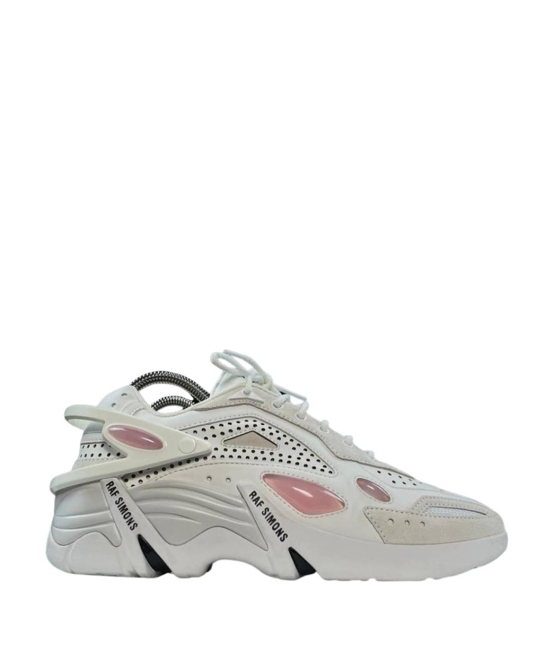 RAF SIMONS Белые низкие кроссовки / кеды, фото 1