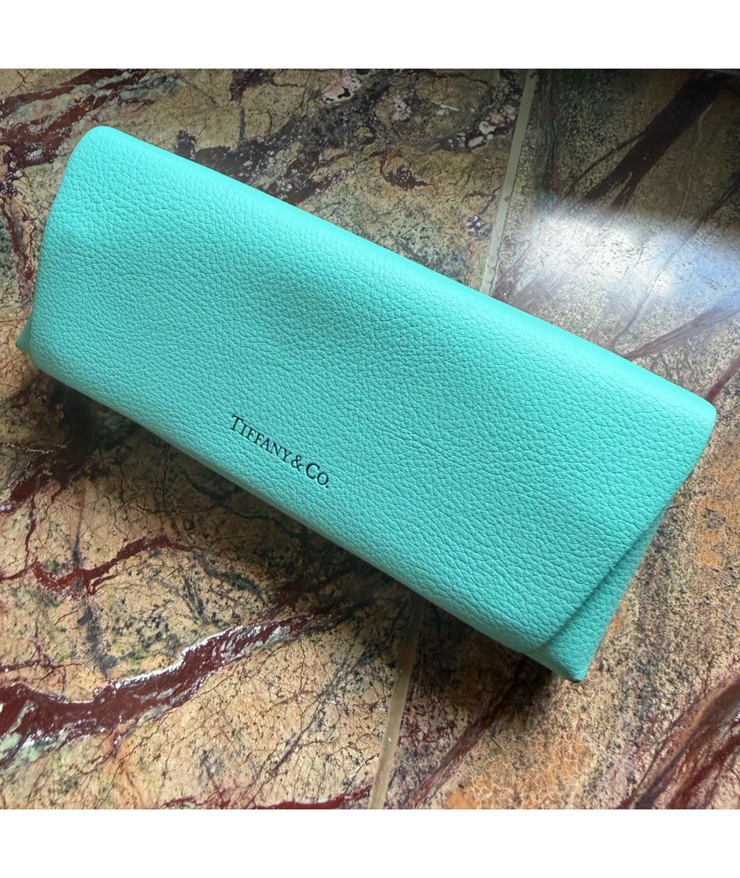 TIFFANY&CO Черные пластиковые солнцезащитные очки, фото 6
