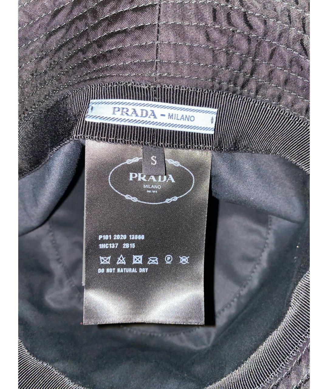 PRADA Черная панама, фото 4