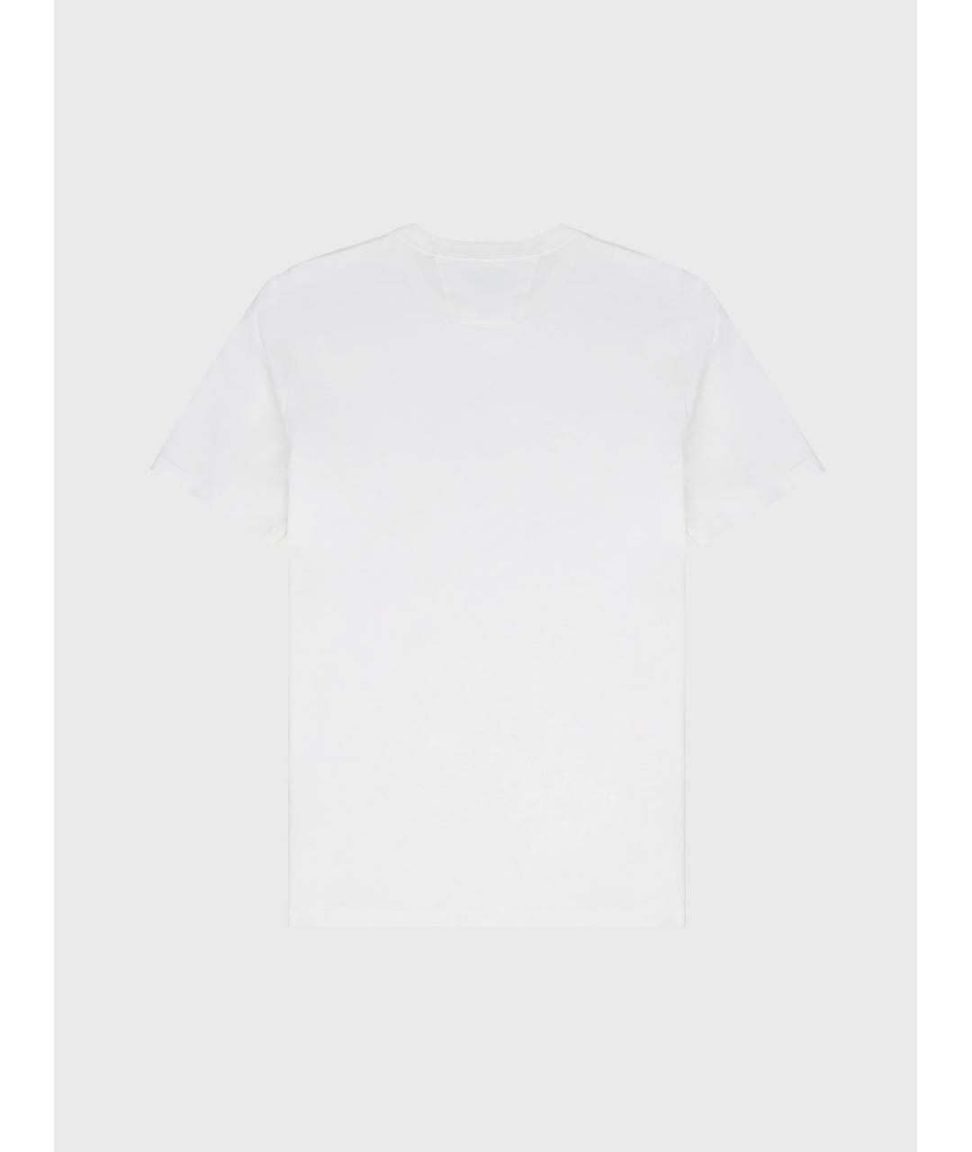 CP COMPANY Белая хлопковая футболка, фото 2