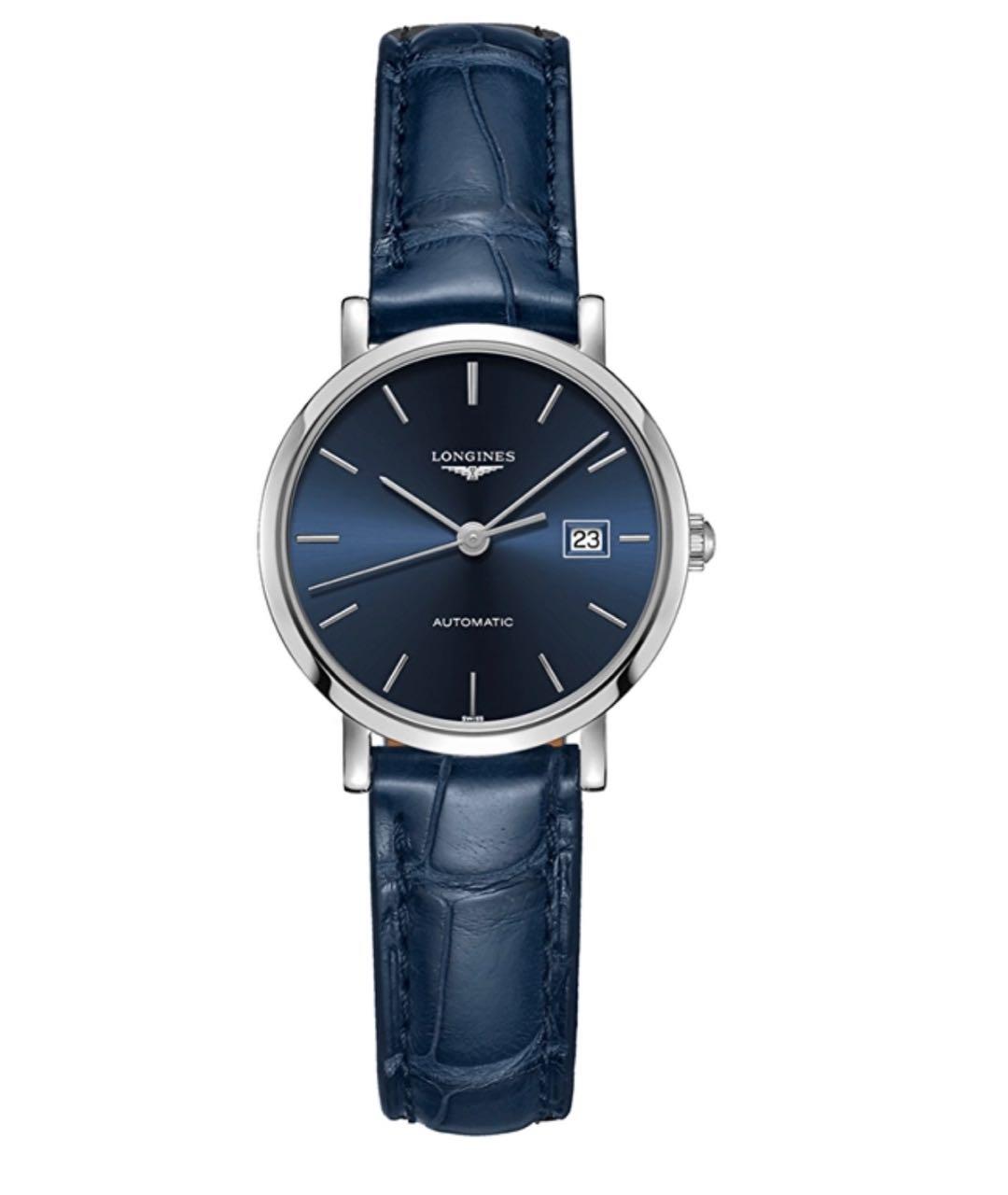 LONGINES Темно-синие стальные часы, фото 1