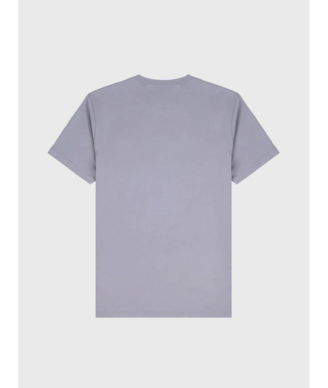CP COMPANY Серая хлопковая футболка, фото 3