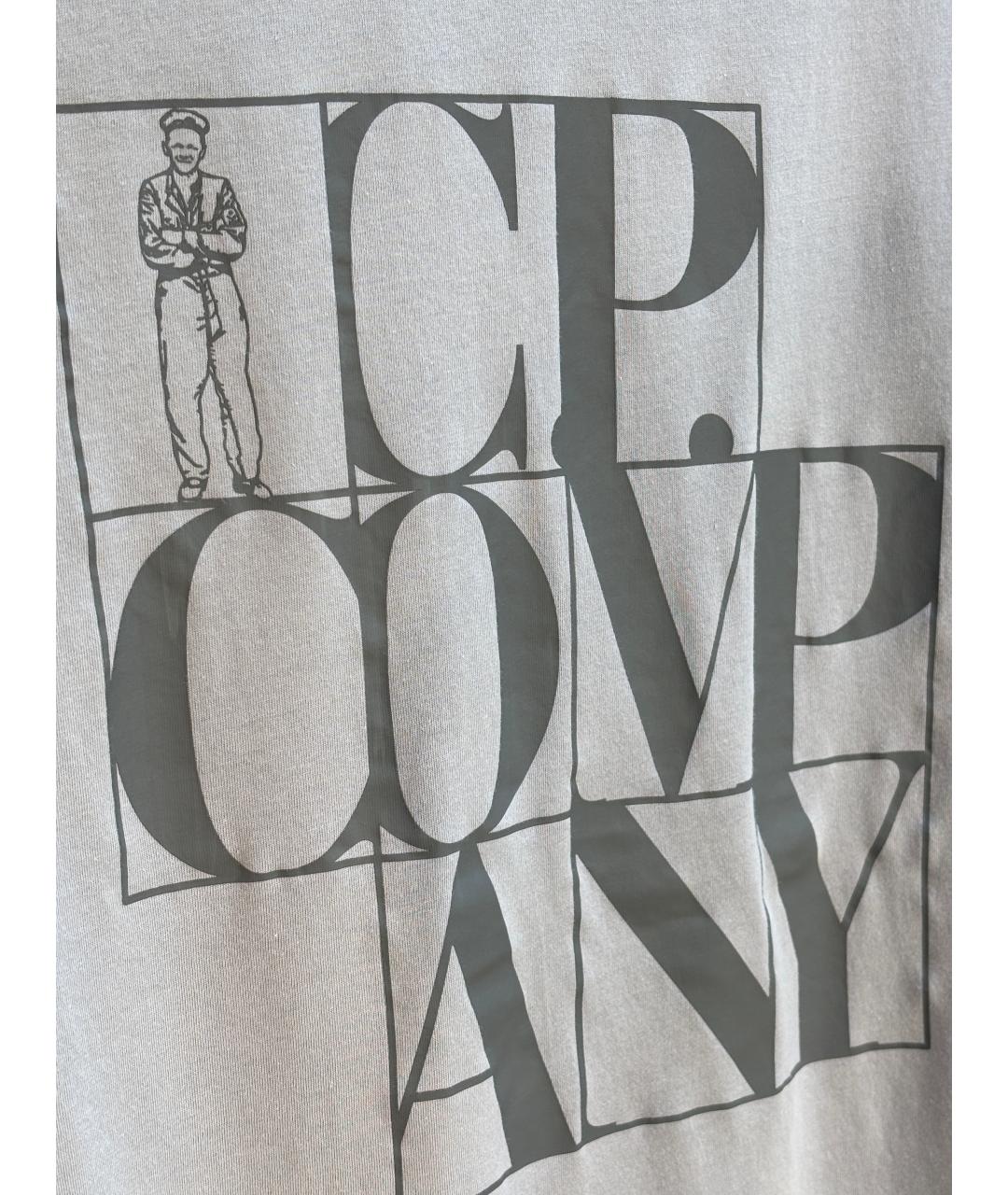 CP COMPANY Серая хлопковая футболка, фото 5