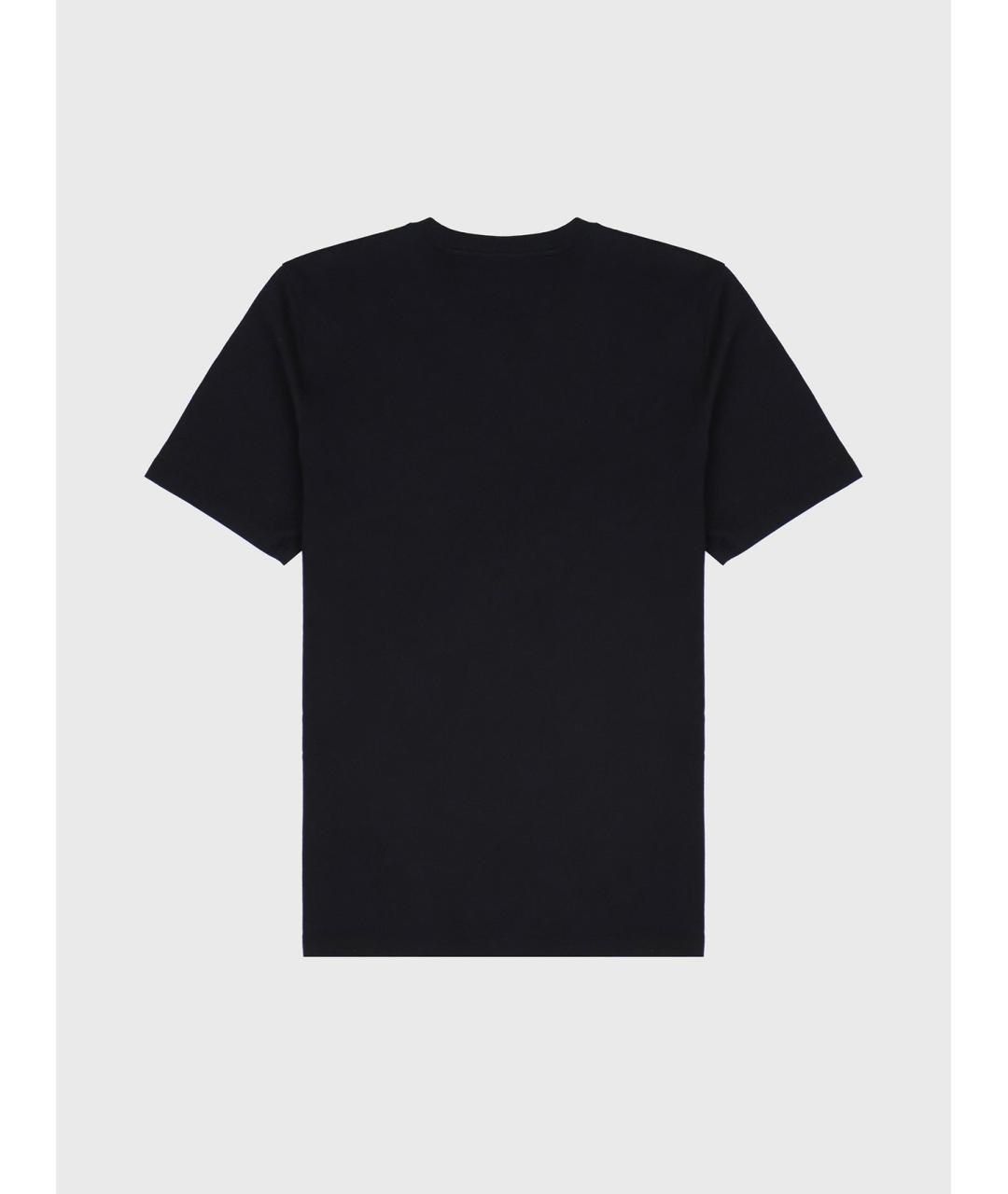 CP COMPANY Черная хлопковая футболка, фото 3
