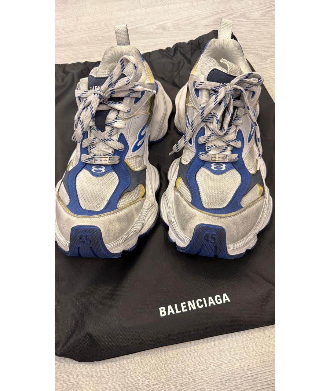 BALENCIAGA Серые низкие кроссовки / кеды, фото 2