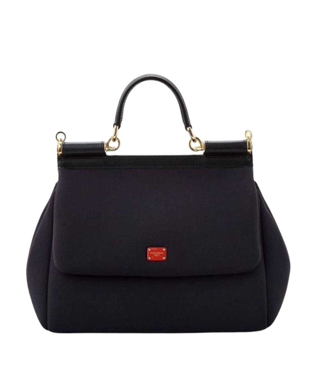 DOLCE&GABBANA Черная сумка тоут, фото 1