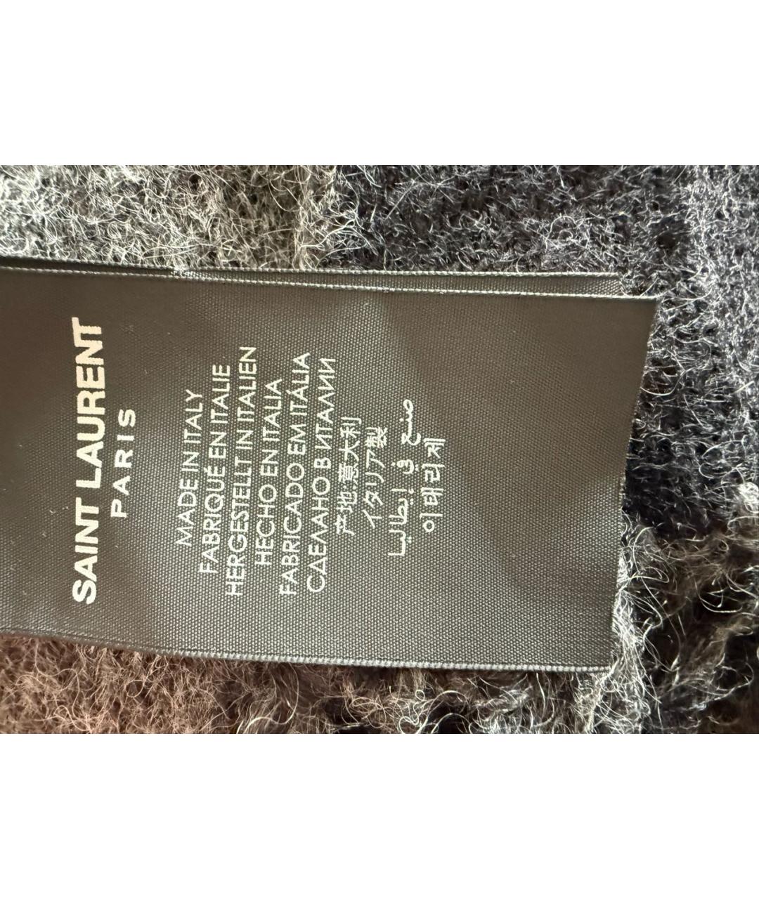 SAINT LAURENT Шерстяной шарф, фото 2