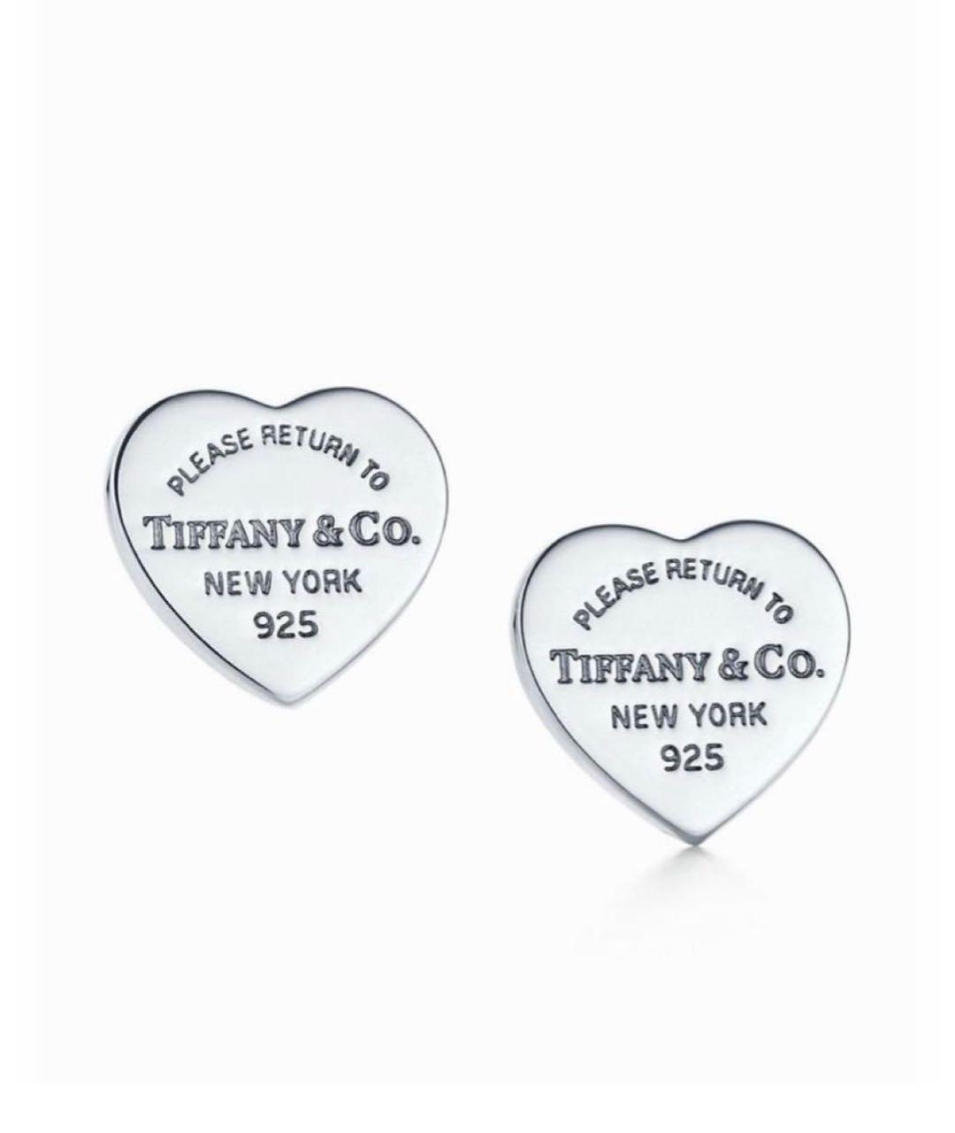 TIFFANY&CO Серебряные серебряные серьги, фото 1