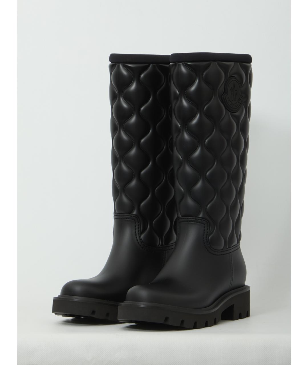 MONCLER Черные сапоги, фото 2