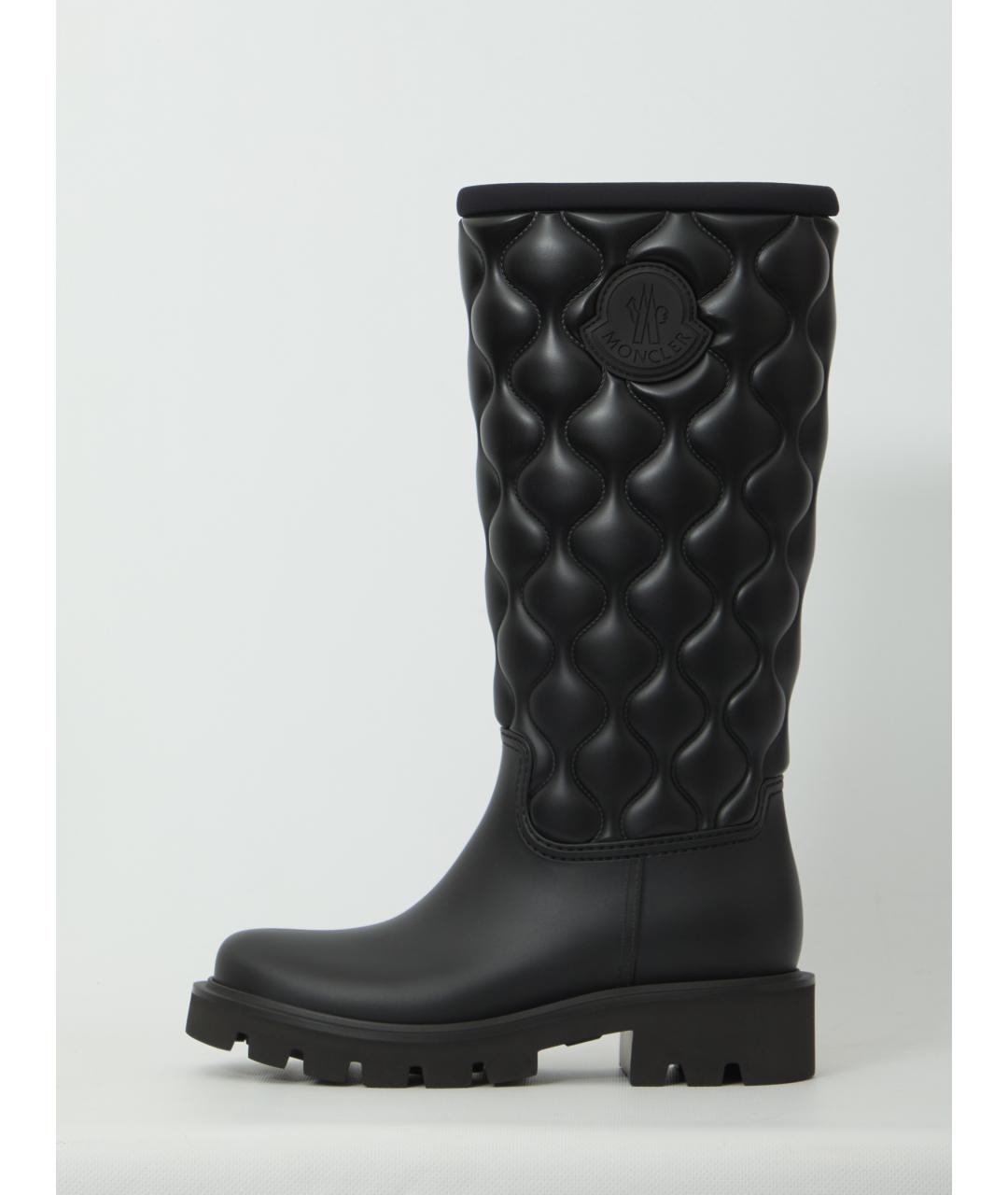 MONCLER Черные сапоги, фото 4