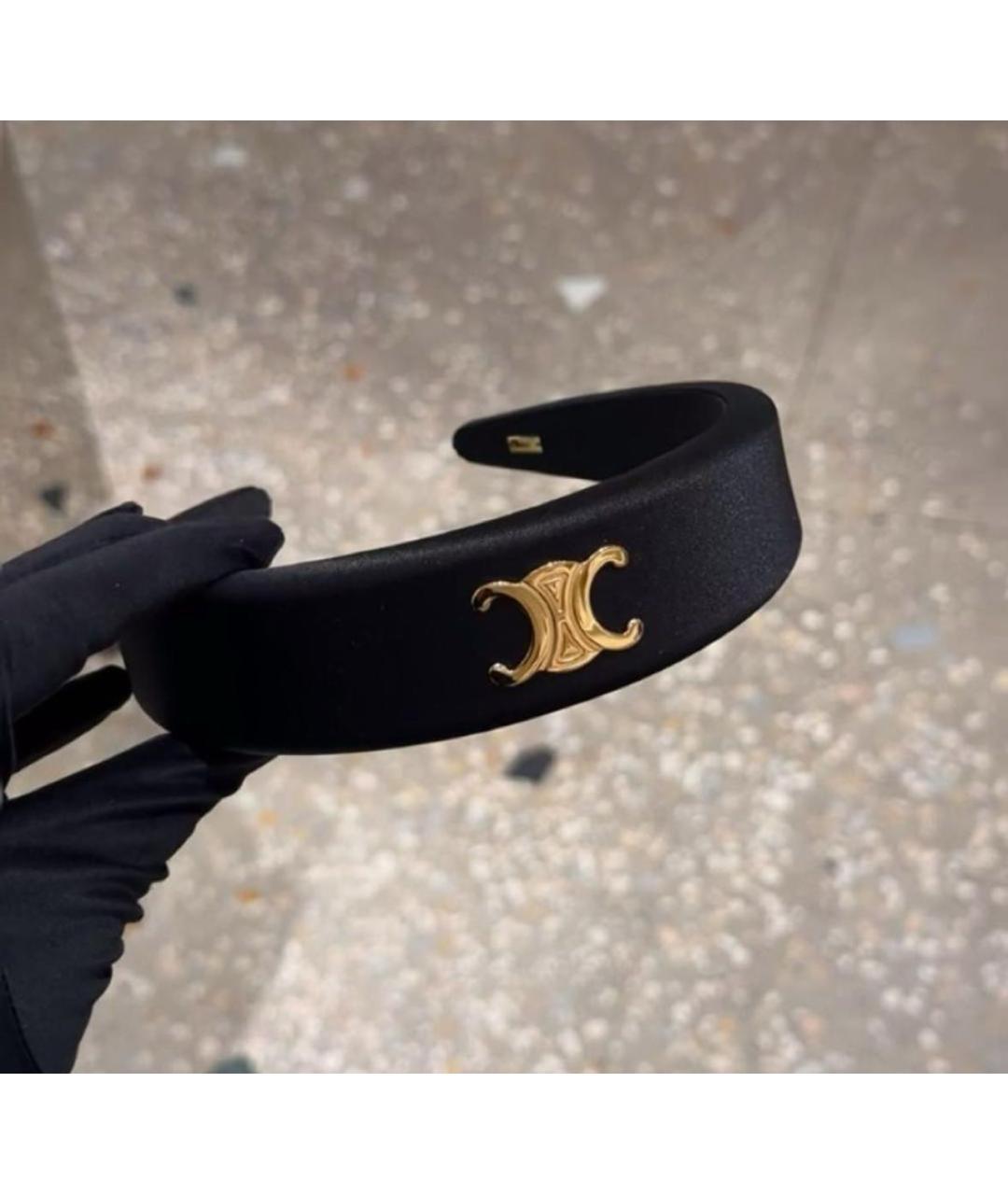 CELINE Черный ободок, фото 5