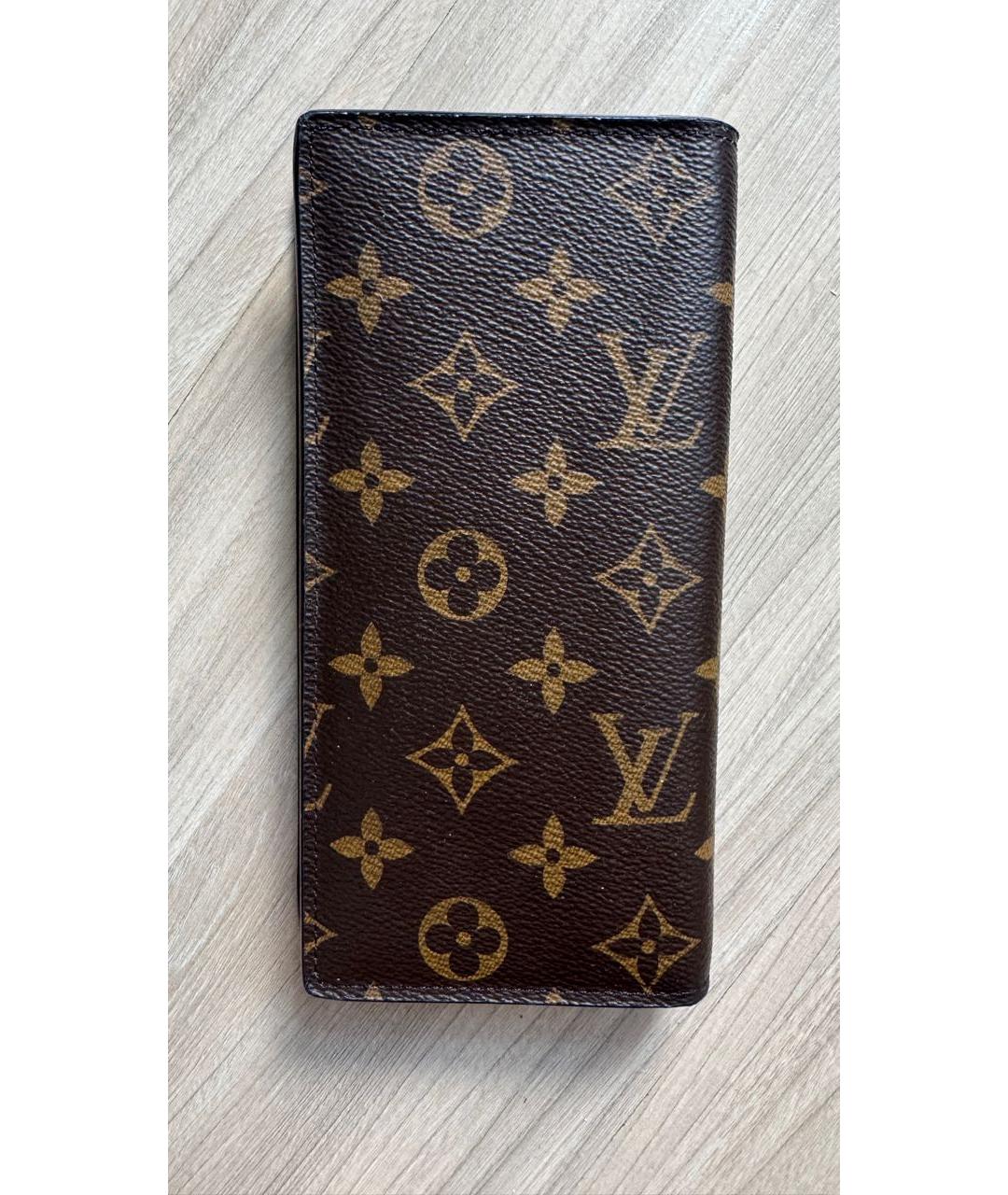 LOUIS VUITTON Коричневый кошелек, фото 2