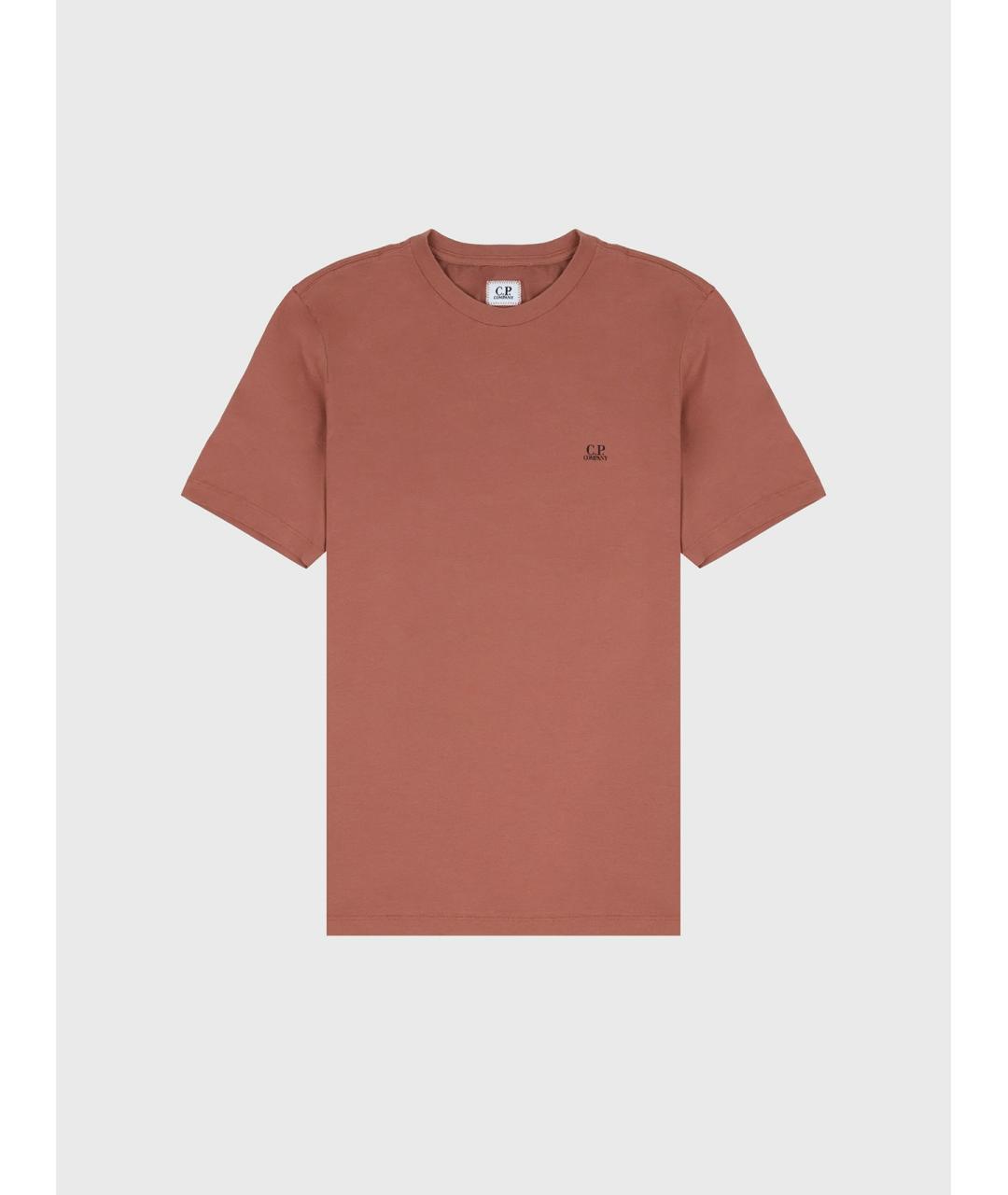 CP COMPANY Оранжевая хлопковая футболка, фото 8