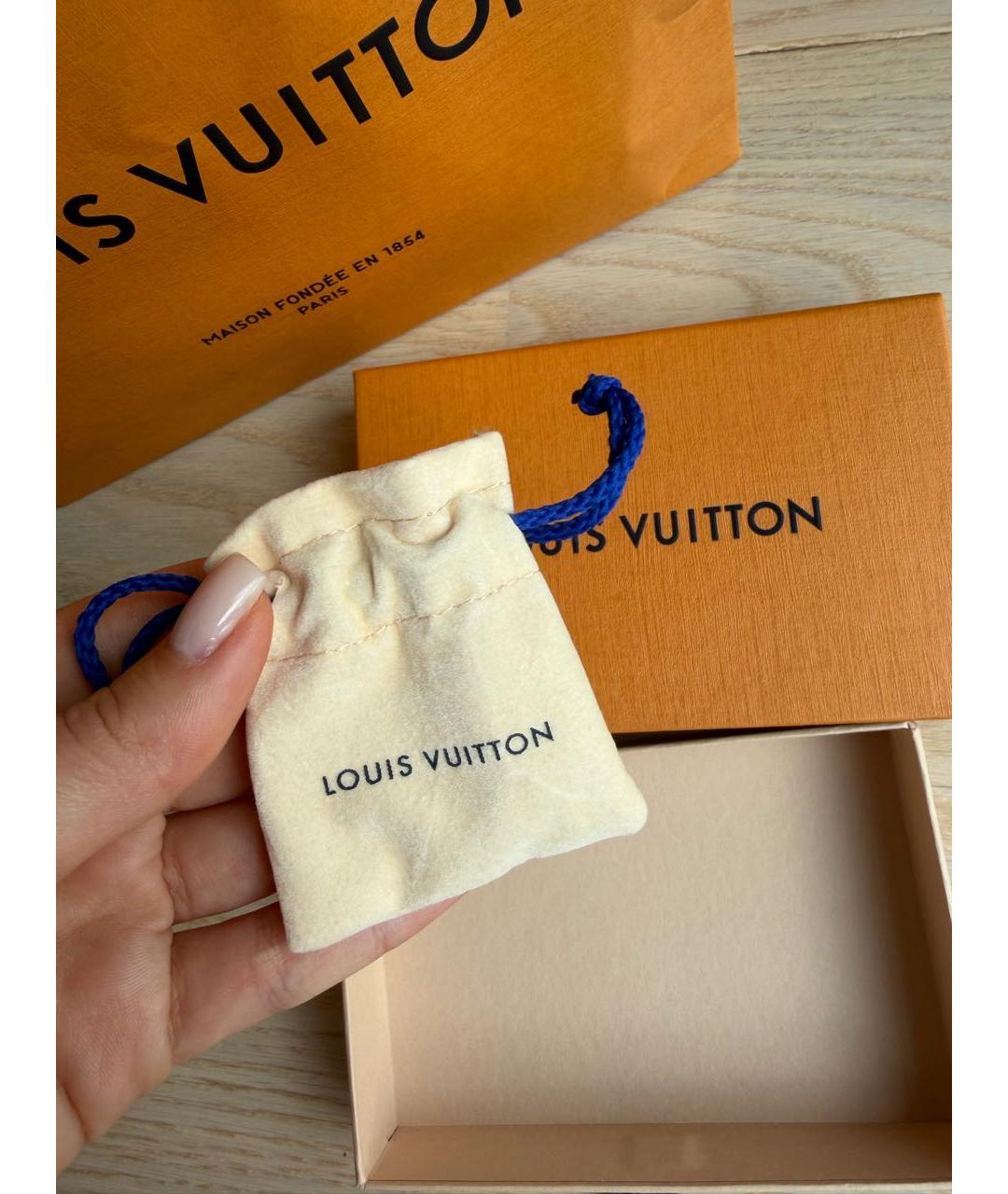 LOUIS VUITTON Золотая позолоченная подвеска, фото 6