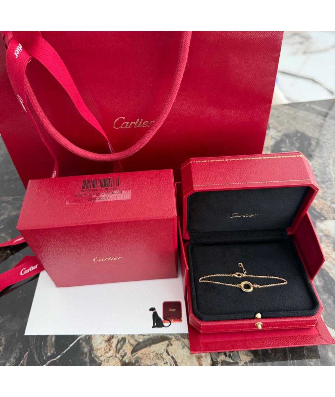 CARTIER Золотой браслет из розового золота, фото 4