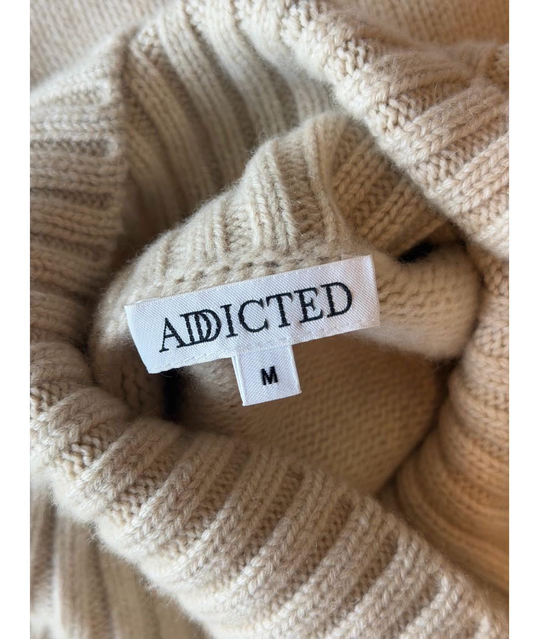 ADDICTED Бежевый кашемировый джемпер / свитер, фото 2