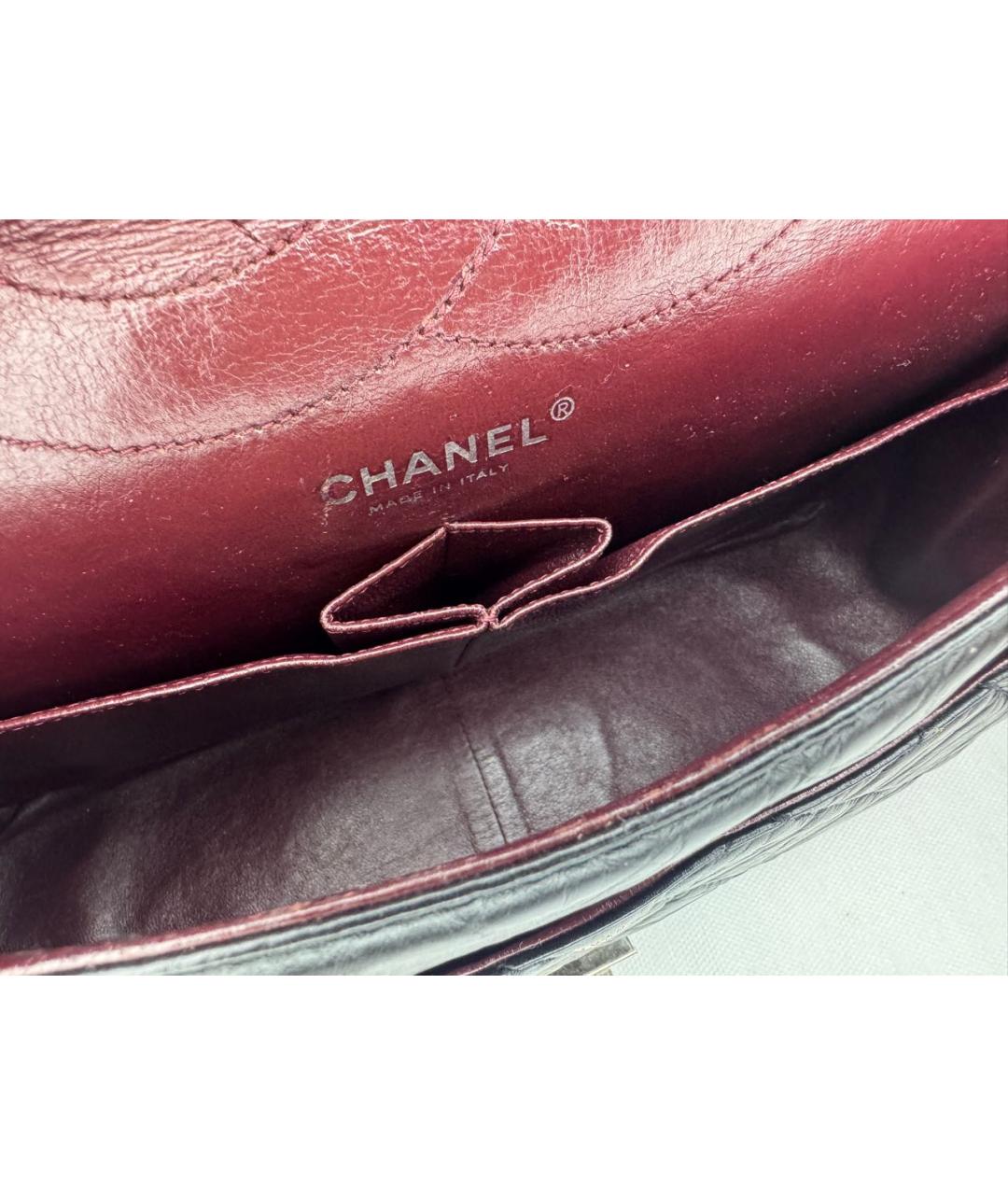 CHANEL Черная кожаная сумка через плечо, фото 6