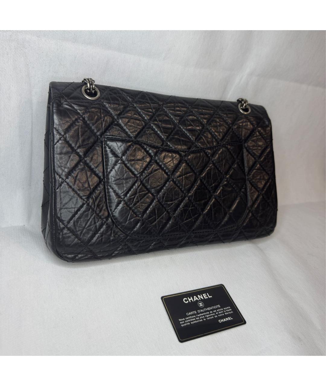 CHANEL Черная кожаная сумка через плечо, фото 4