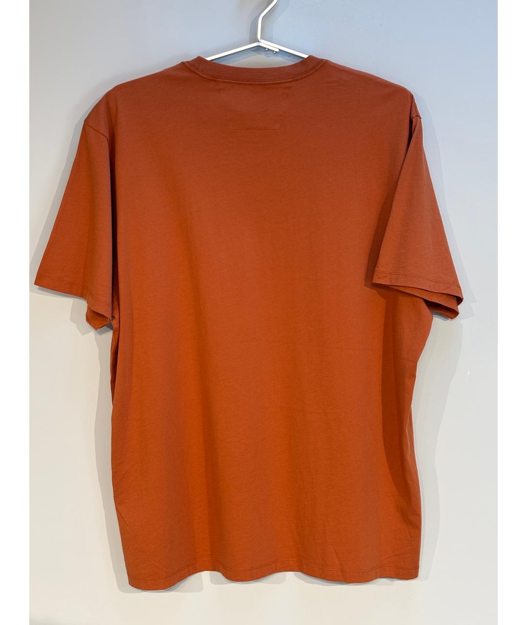 CP COMPANY Оранжевая хлопковая футболка, фото 7