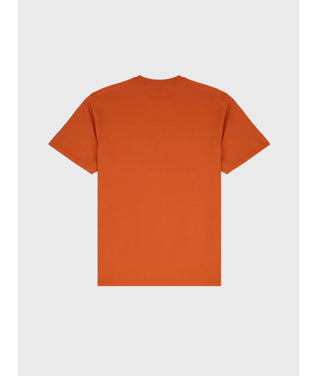 CP COMPANY Оранжевая хлопковая футболка, фото 3
