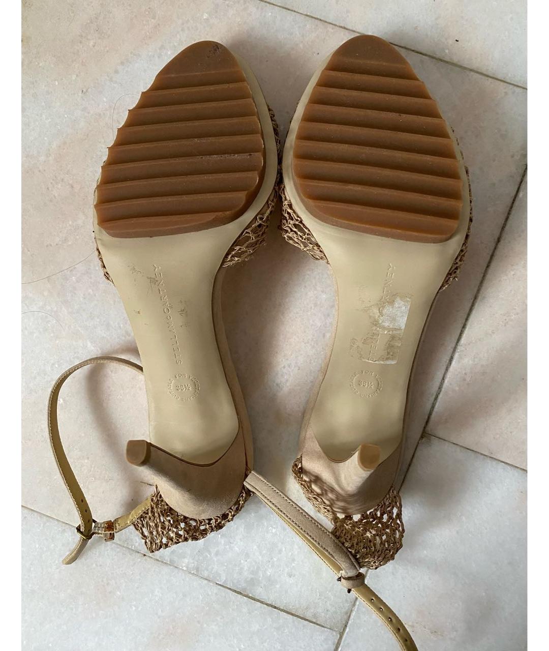 STELLA MCCARTNEY Бежевые босоножки, фото 8