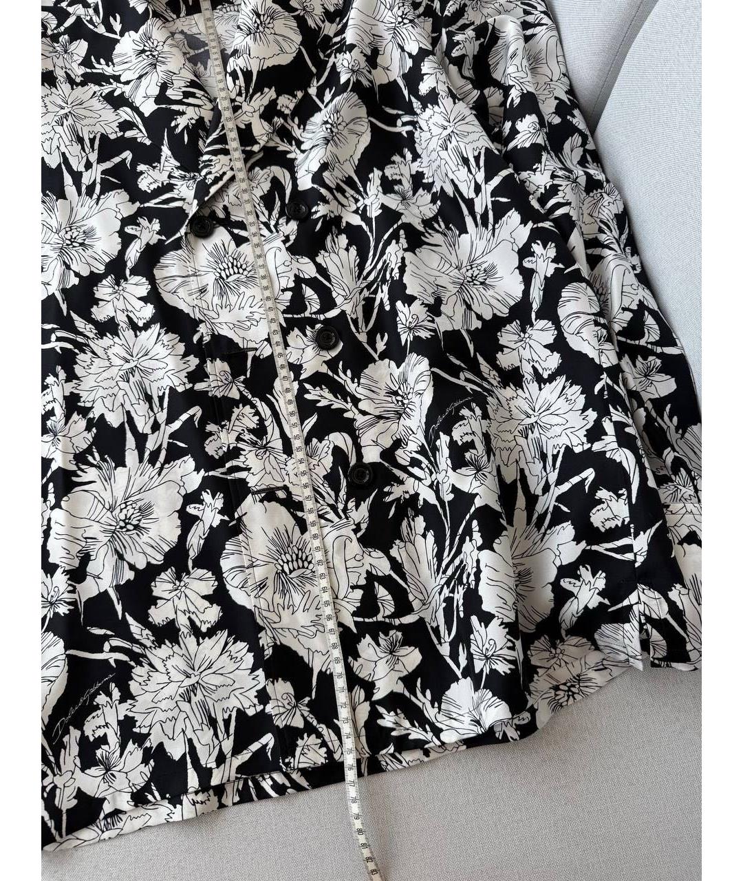 DOLCE&GABBANA Мульти шелковая кэжуал рубашка, фото 4