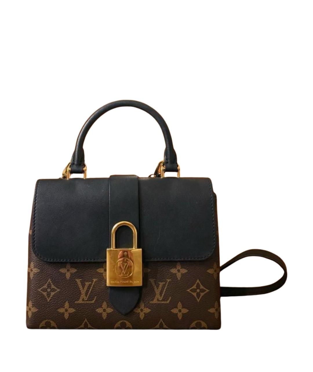LOUIS VUITTON Коричневая кожаная сумка через плечо, фото 1