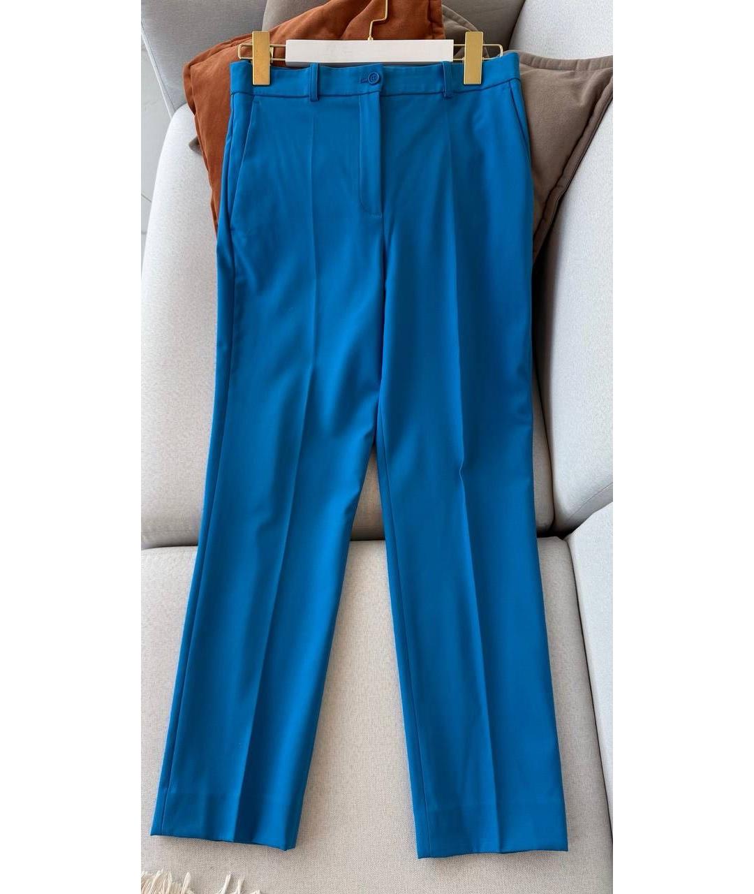 MICHAEL KORS Синие прямые брюки, фото 9